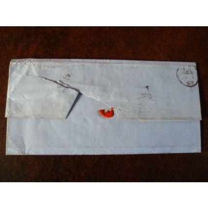 1866 GB QV 1d Red stamp AN Plate 78 cover Moss & Lowe Solicitors Hull London