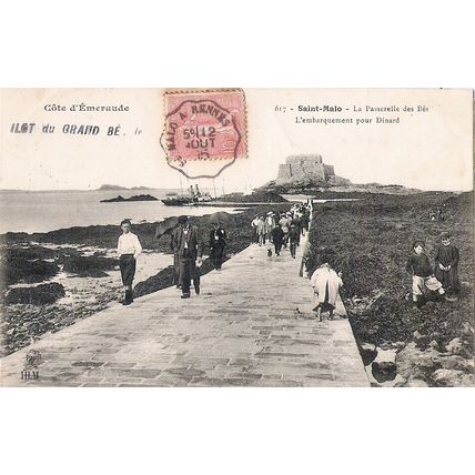 35 - Saint-Malo - La Passerelle des Bés et l'embarquement pour Dinard