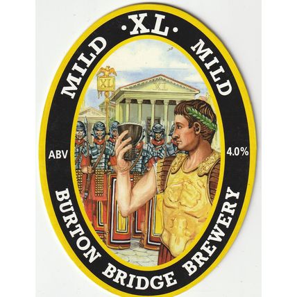 UNUSED PUMP CLIP FRONT - BURTON BRIDGE BREWERY - XL MILD