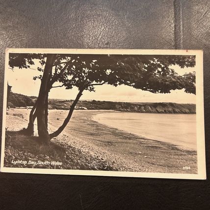 Lydstep Bay, Pembrokeshire South Wales Postcard UNUSED 9698 Real photo
