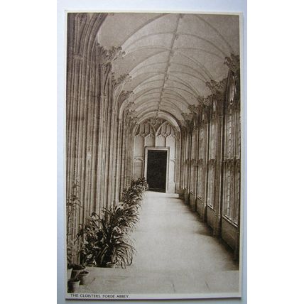 vintage postcard The Cloisters Forde Abbey