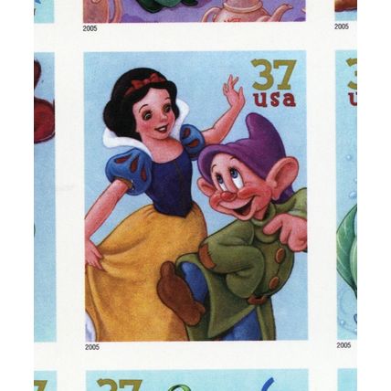 3915b, RARE Die Cutting Omitted ERROR Full Disney Pane With PSE - Stuart Katz