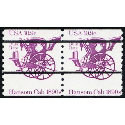 1904a, Mint NH Miscut Coil Pair Error - Stuart Katz