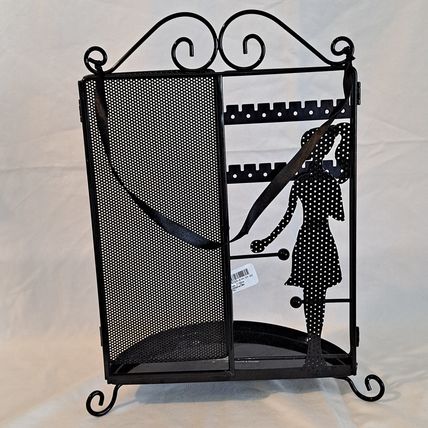 Claire's METAL JEWELRY HOLDER Hanger Stand Rack Earring Display Necklace
