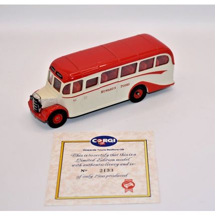 Corgi D949/23 1:50 Scale Bedford OB Coach - Howard's Tours Boxed Diecast Model