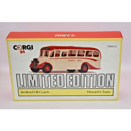 Corgi D949/23 1:50 Scale Bedford OB Coach - Howard's Tours Boxed Diecast Model