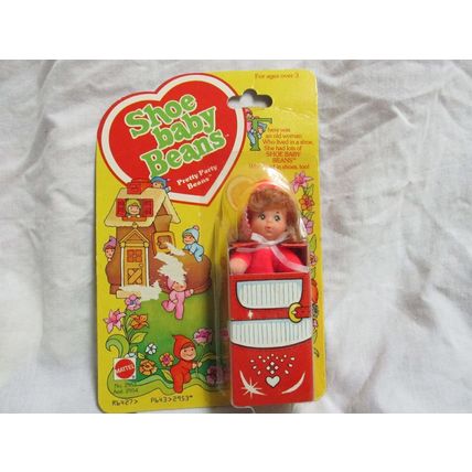 Vintage 1978 Hallmark Shoe Baby Beans Pretty Party Beans Doll