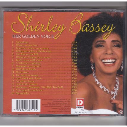 Shirley Bassey : Her Golden Voice. (1995) CD Album