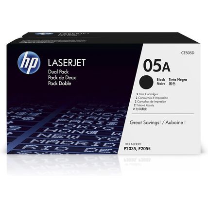 HP 05A Black Toner Cartridge | Works with HP Laserjet P2035, P2055 Series | CE50