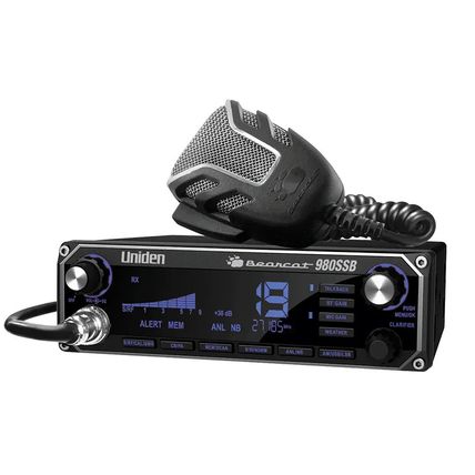 Uniden BEARCAT980 40-Channel SSB CB Radio with 7-Color Digital Display-OPEN BOX