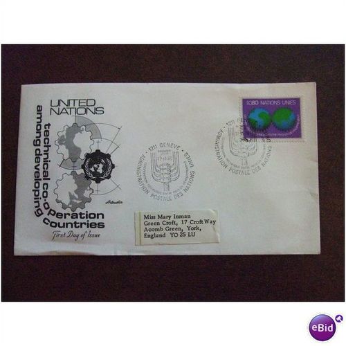 United Nations Geneva 1978 Technical Co-operation FDC