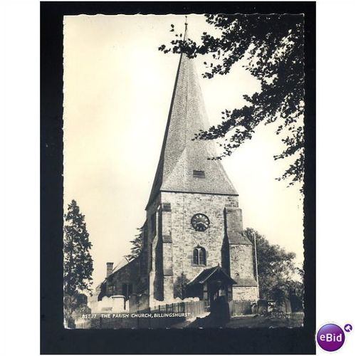 Sussex BILLINGSHURST Church Postcard by Frith (BST.17)