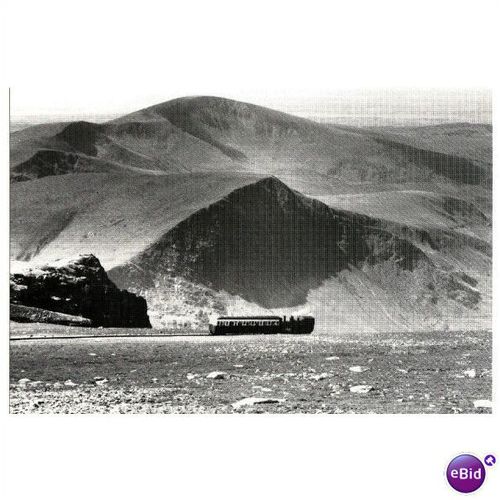 Railway Photo Print Climbing SNOWDON 1962 Mountain Loco