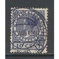 Netherlands.SG317A 10c Queen Wilhelmina (Blue).Fine Used.Sept15