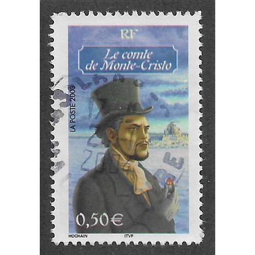 FRA 2003 50c 'LITERATURE -LE COMTE DE MONTE CARLO' FINE USED (EBID55-998)