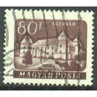 Hungary 1960 - SG1638 - 80f purple - Egerva Castle - used