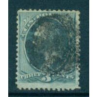 Used 158 3c George Washington Just Clears M00151