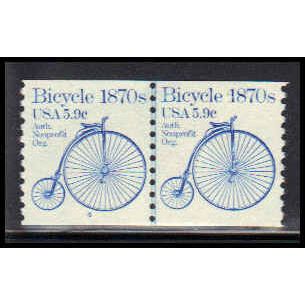 1901 5.9c Bicycle Very Fine MNH Dry Gum CNP Left 4 QA0180