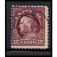 Used 512 12c Benjamin Franklin Average Plus K0307