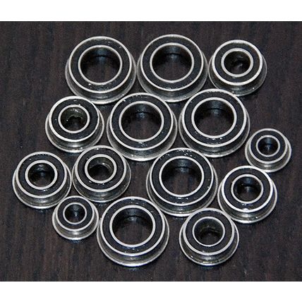 (14pcs) KYOSHO SCORPION /TURBO SCORPION /TOMAHAWK Rubber Sealed Ball Bearing Set