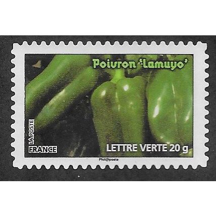 FRA 2012 ( LETTER 20g) 'GREEN VEGETABLES ' FINE USED (EBID76-179)