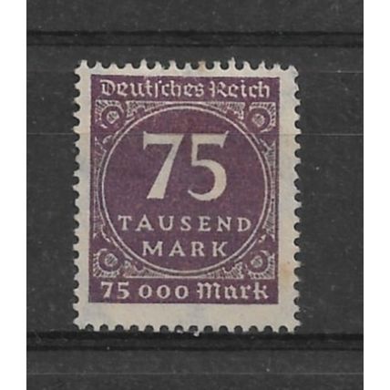 Germany.SG314 75T Purple.Mounted Mint.Nov21