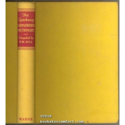 The Quickway Crossword Dictionary