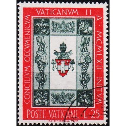 Vatican City. 1962 25L S.G.392 Used