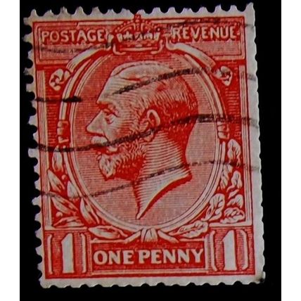 GB 1913 George V 1d red SG357
