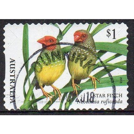 Australia 2018 Finches - Star Finch $1 s/a Used