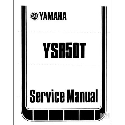 YAMAHA YSR50T SERVICE MANUAL MOTORCYCLE 232 PAGES IN ENGLISH