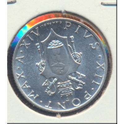 Vatican City 1952 2 Lire Coin, Nicer