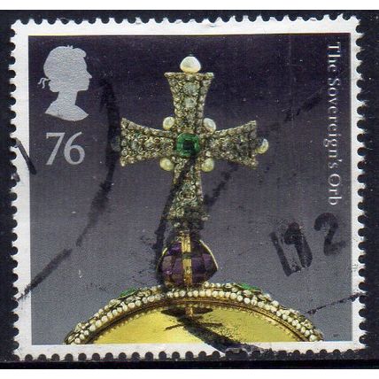 GB 2011 The Crown Jewels - The Sovereign's Orb 76p Used