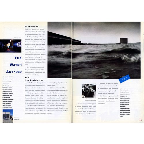 The Water Share Offers Brochure – Nov 1989