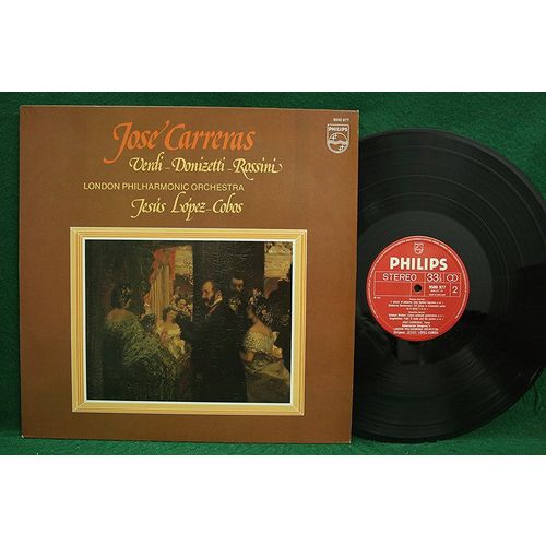 Carreras/Lopez-Cobos - Verdi/Donizetti/Rossini - 9500 977 - NM