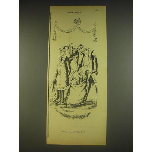 1963 Moss Bros Fashion Advertisement - art by Anton (Antonia Yeoman)
