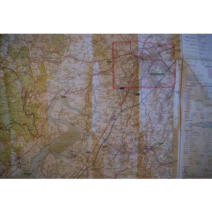 1987 OS Landranger map Sheet 162 Gloucester & Forest of Dean, 2nd series updated