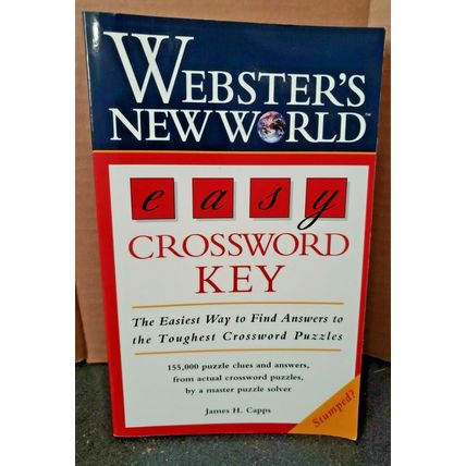 Easy Crossword Key by James H. Capps (1997, Trade Paperback)