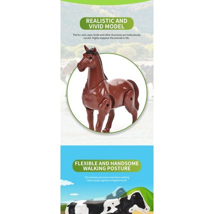 Free Shipping Battery Operated Simulation Animal Animal Rabbit Zebra Horse Milk