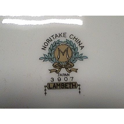 Noritake China 3907 Lambeth covered server circa 1933 discontinued vintage