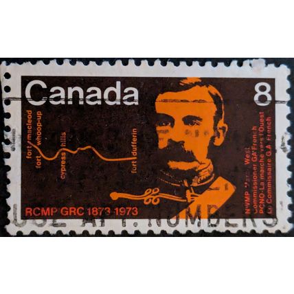 STAMP Canada SG751 1973 8c Commissioner French Used
