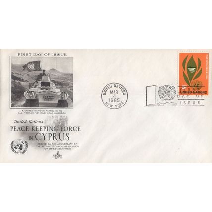United Nations FDC Cyprus Peacekeeping Artcraft cachet ZAYIX 031823SM105M