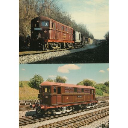 Sarah Siddons 1922 Electric Locomotive Metropolitan 2x Railway Postcard s