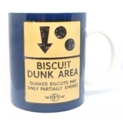 Tea Stop Mug Tea Biscuit Request Stop Ceramic 9.5 CM Gift Tableware Drinks