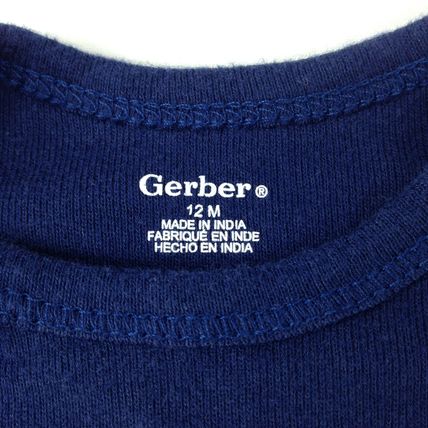 Gerber Boys Infant Onesie Blue Firetruck Size 12 Months
