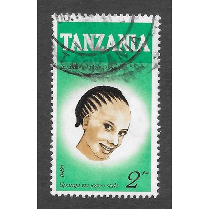 TANZANIA 1986 HAIR STYLES PLAITS UPANGA WA JOGOO 2/- CULTURE USED