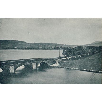 Bala Bridge And Lake / Llyfnant Valley North Wales 1900 Antique Print Picture