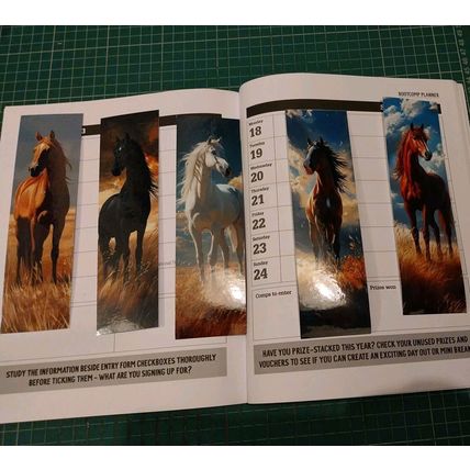 Horse Bookmarks Book Markers Gift For Reader (X5)