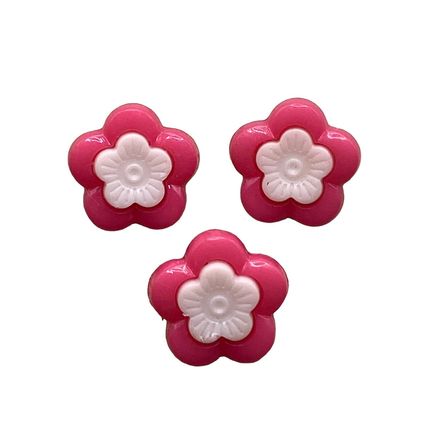 14mm Acrylic Pink Shank Buttons Baby Cardigan Knitting Crochet Sewing Crafts