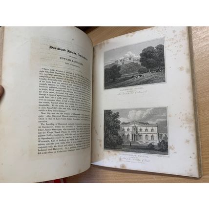 ANTIQUE "JONES' VIEWS OF THE SEATS MANSIONS CASTLES OF NOBLEMEN" BOOK (P5)